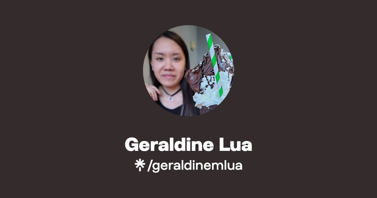 Geraldine Lua | Linktree