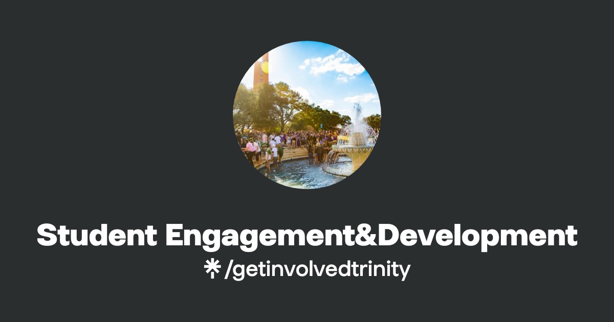 Student Engagement&Development Official: Instagram | Linktree