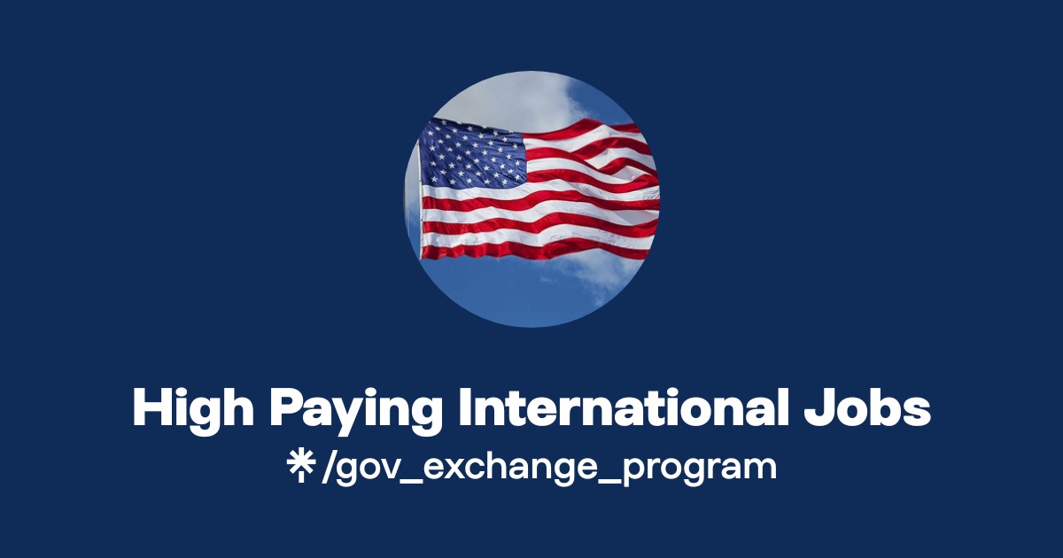 Job Exchange Program High Paying International Jobs | Linktree