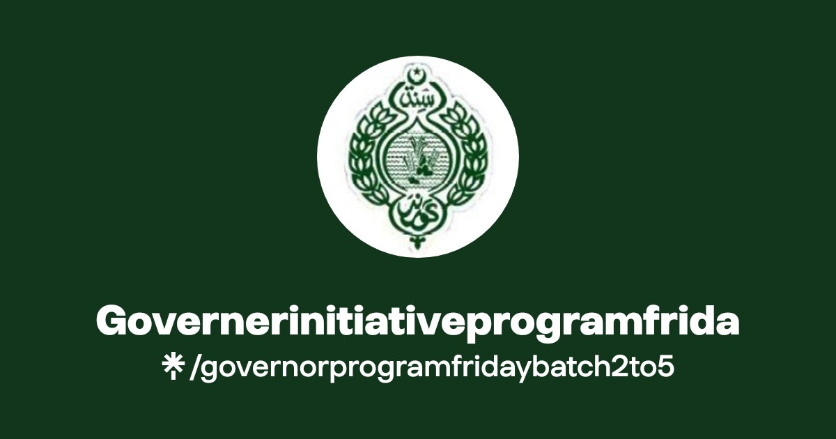 Governor Program Governerinitiativeprogramfrida | Linktree