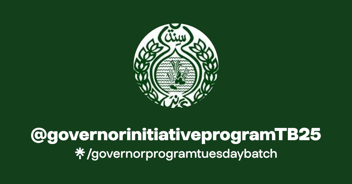 Governor Program @governorinitiativeprogramTB25 | Linktree
