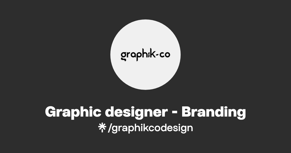 Graphic designer - Branding | Instagram | Linktree