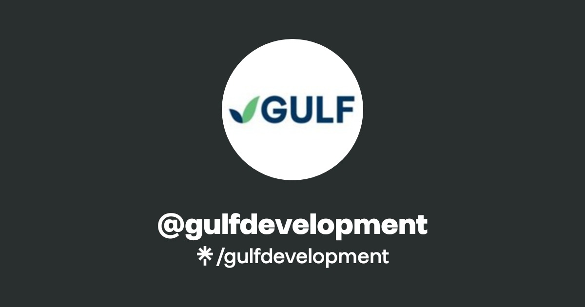 gulfdevelopment Official: TikTok, Instagram, Facebook | Linktree