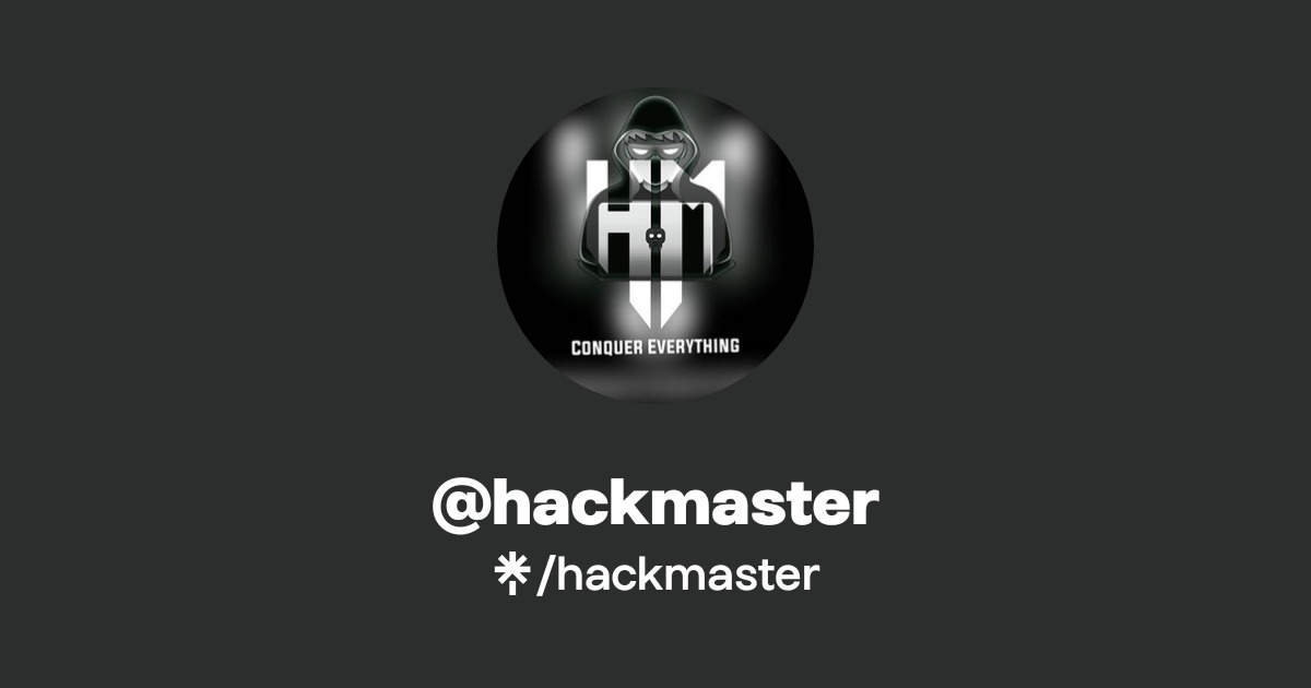 @hackmaster | Linktree