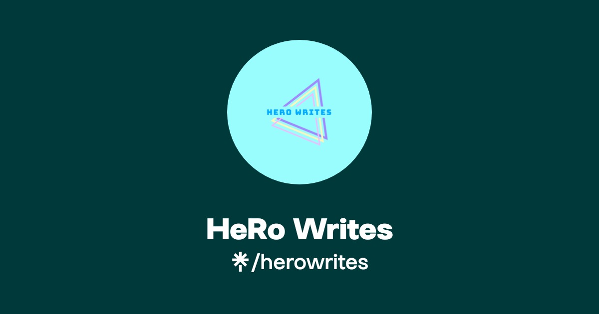 HeRo Writes | Instagram | Linktree