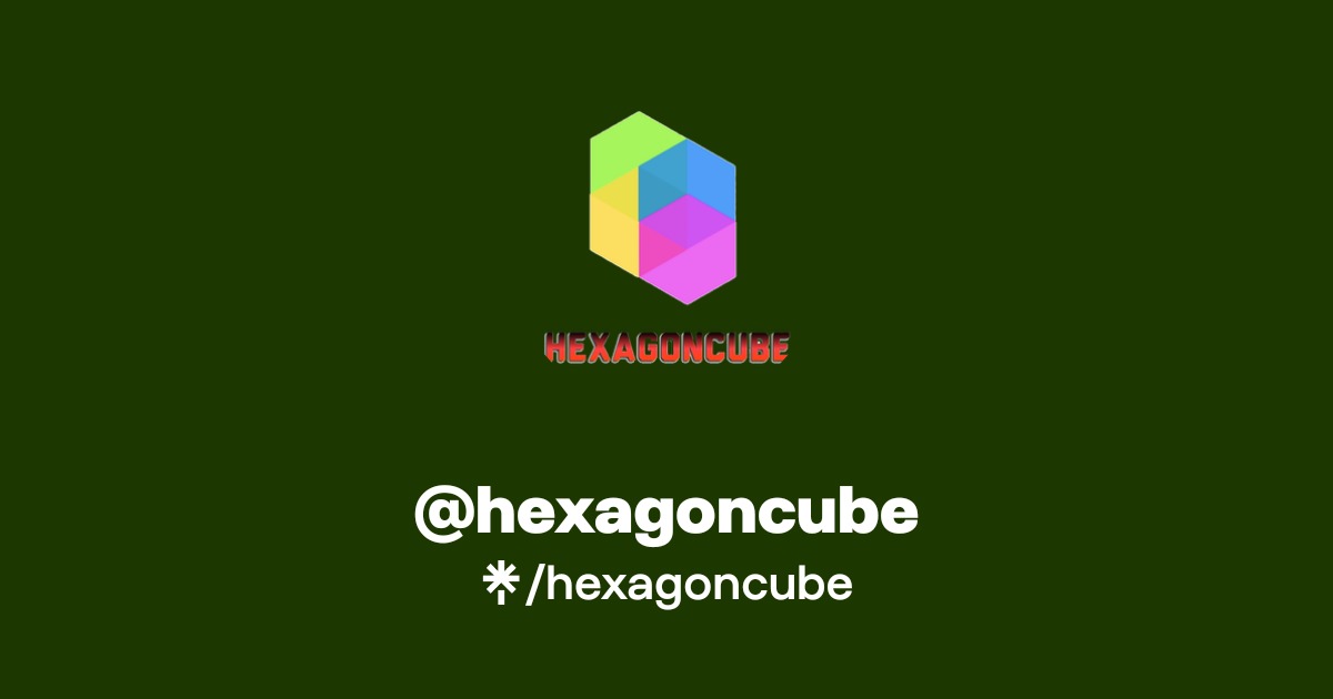 hexagoncube | Twitch | Linktree