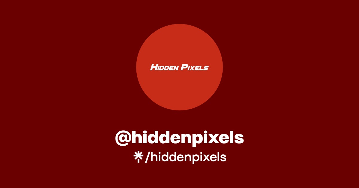 hiddenpixels | Instagram, TikTok | Linktree