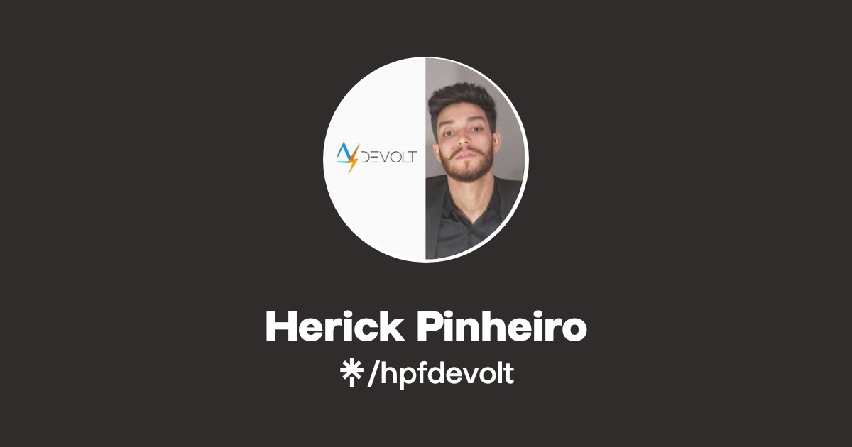 Herick Pinheiro | Linktree