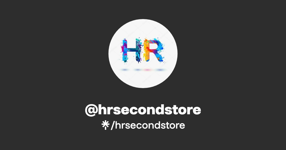 @hrsecondstore | Linktree