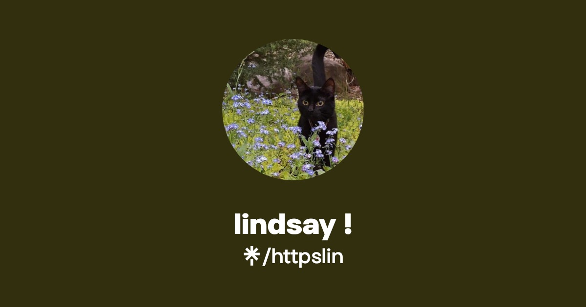 lindsay ! | Instagram | Linktree