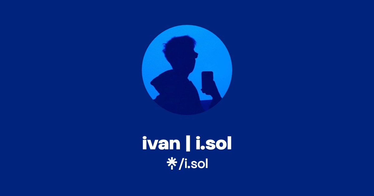 i.sol | Twitter | Linktree