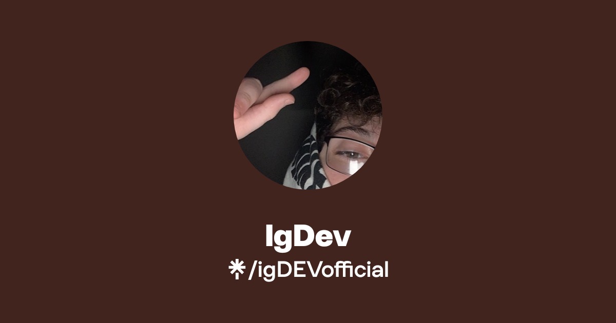 IgDev | Instagram | Linktree