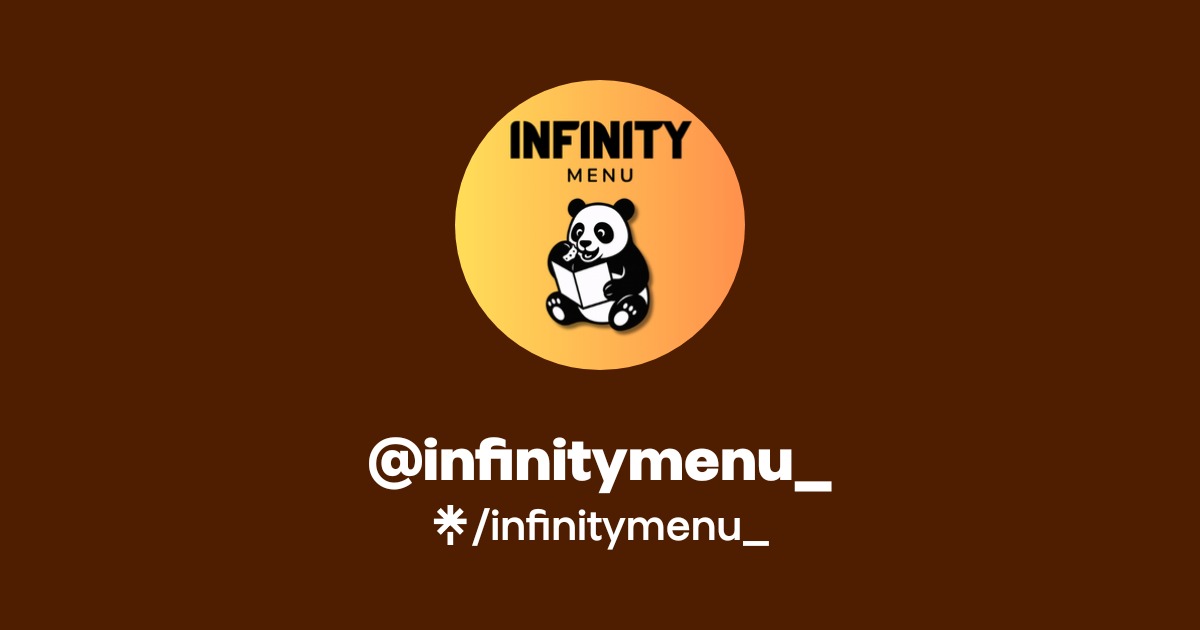 Project Infinity Menu infinitymenu_ | Instagram, Facebook | Linktree