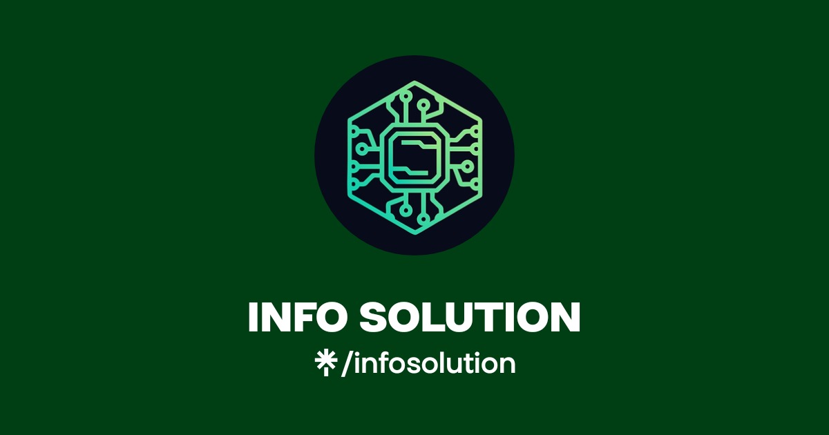 INFO SOLUTION | Instagram | Linktree