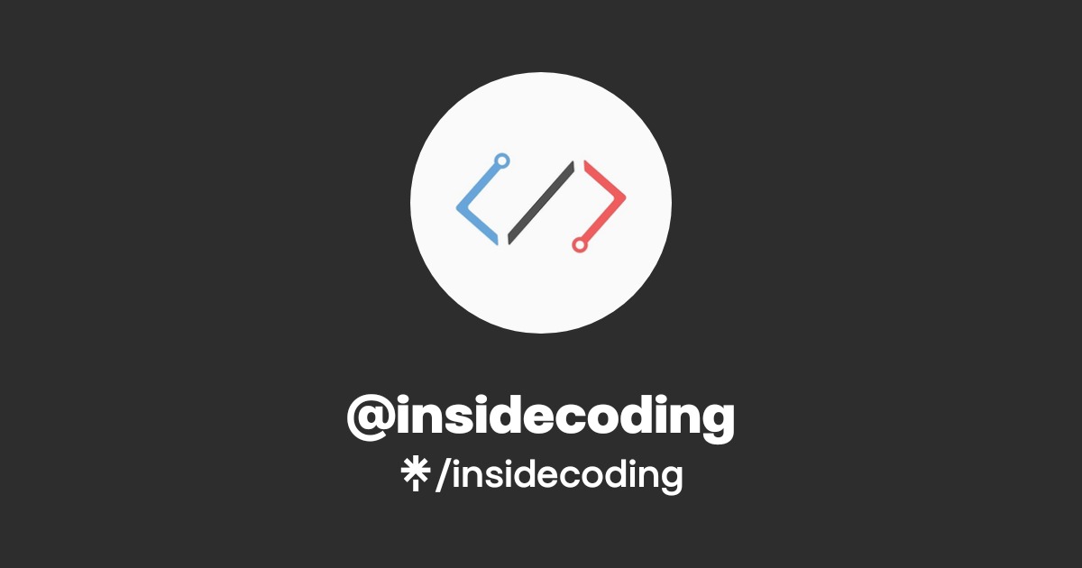 @insidecoding | Linktree