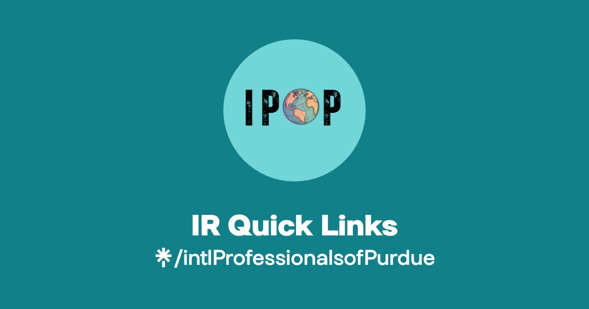 IR Quick Links | Linktree