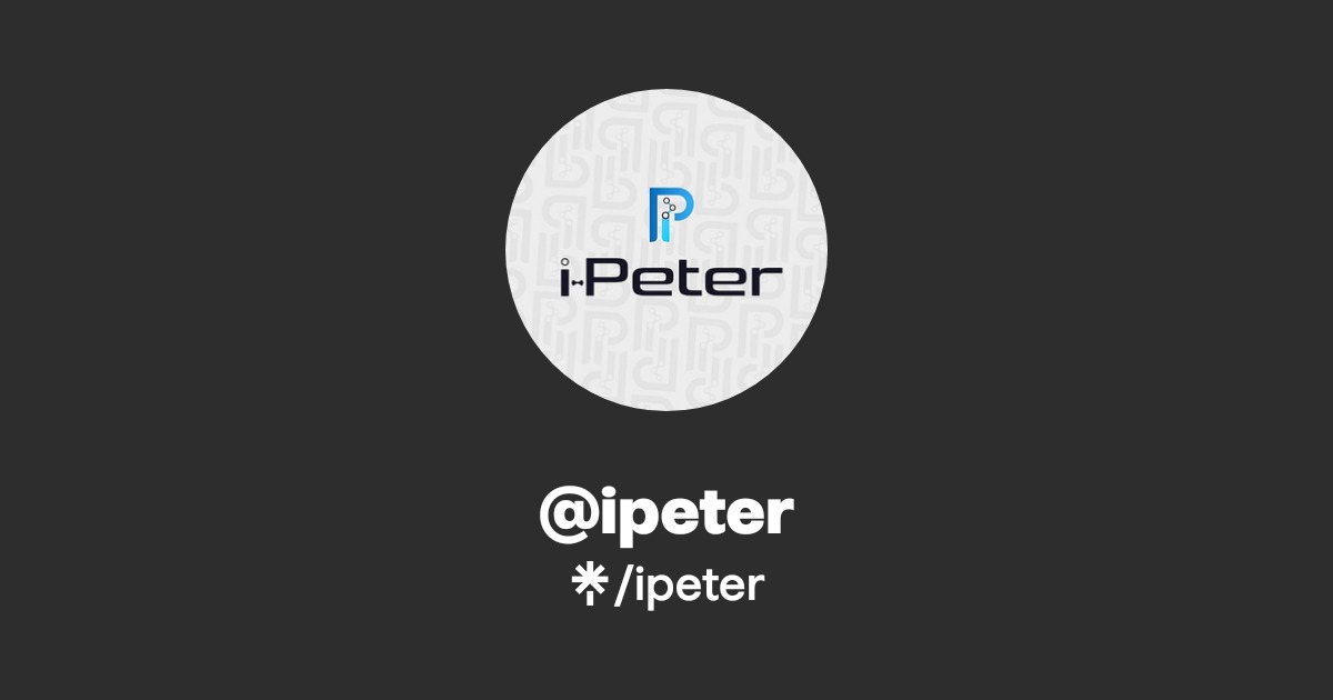 ipeter | Instagram | Linktree