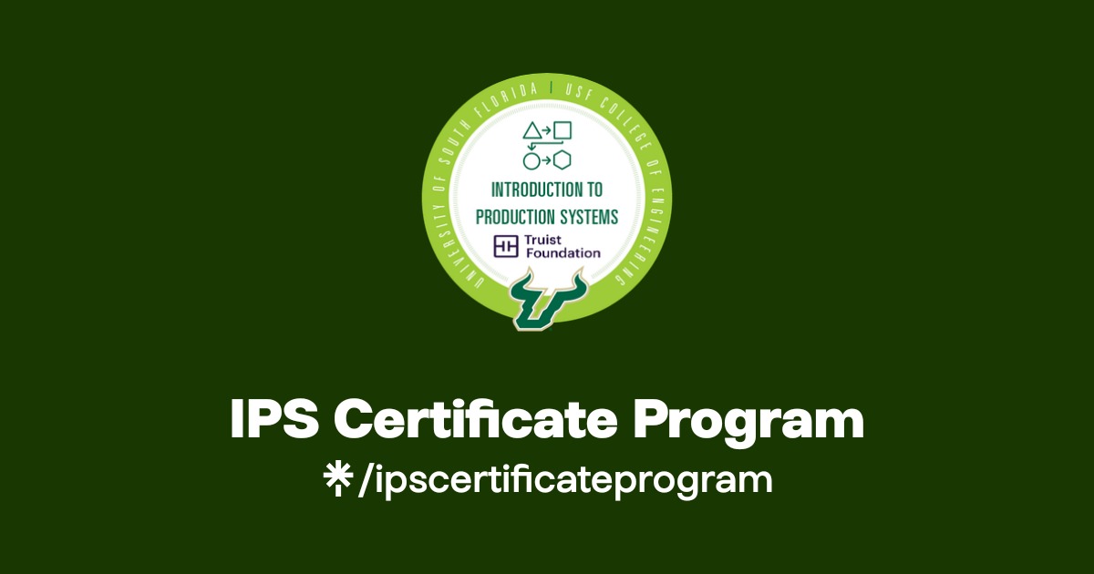 IPS Certificate Program Official: Instagram, Facebook | Linktree