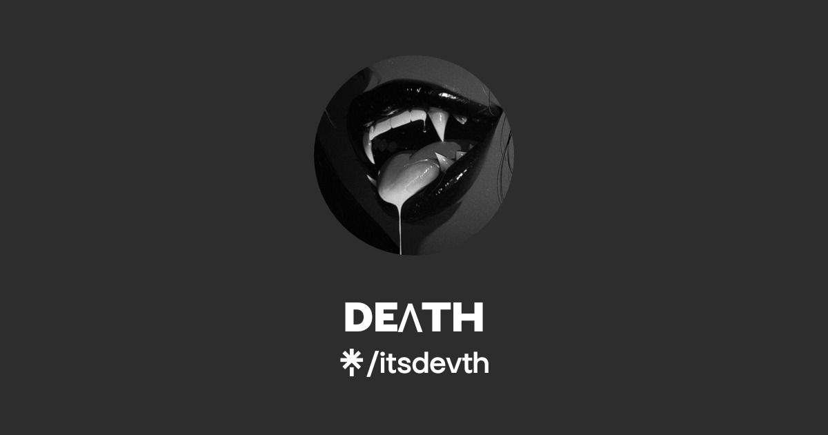 DEΛTH Official: Instagram, X | Linktree