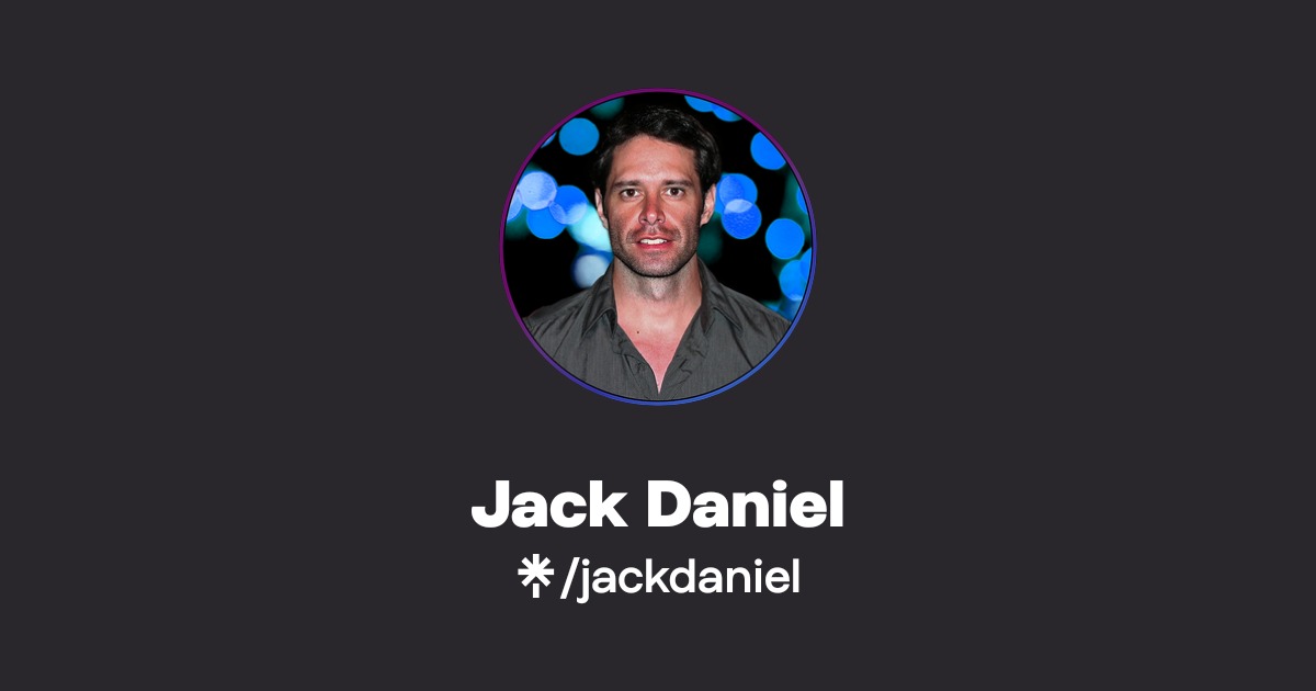 Jack Daniel | Instagram | Linktree