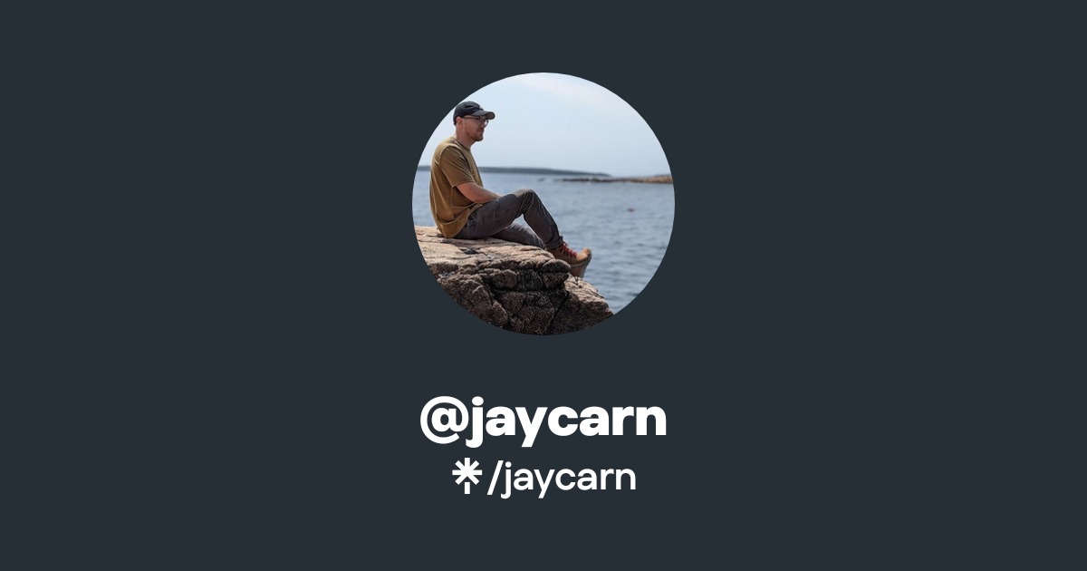 @jaycarn's link in bio | Twitter and socials | Linktree