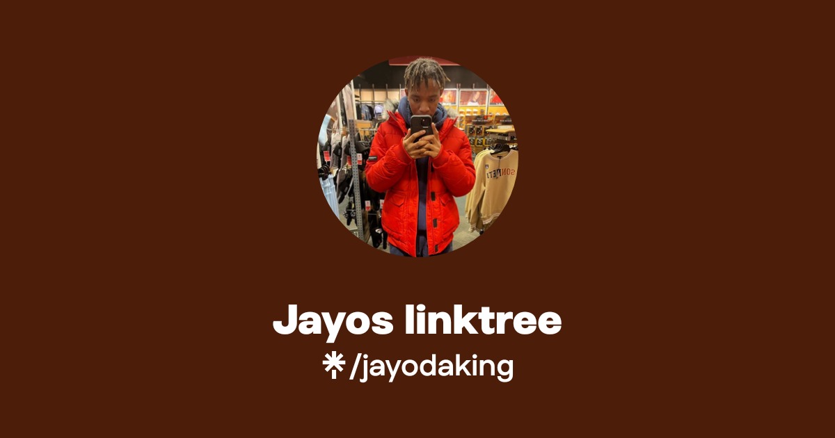 Jayos linktree | Instagram, TikTok, Twitch | Linktree