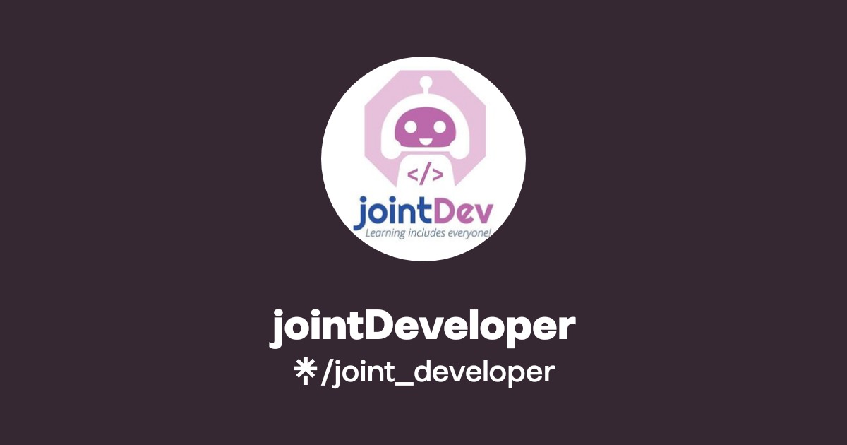 jointDeveloper | Instagram, Facebook | Linktree