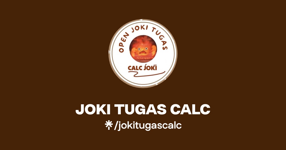 JOKI TUGAS CALC | Twitter, Instagram | Linktree