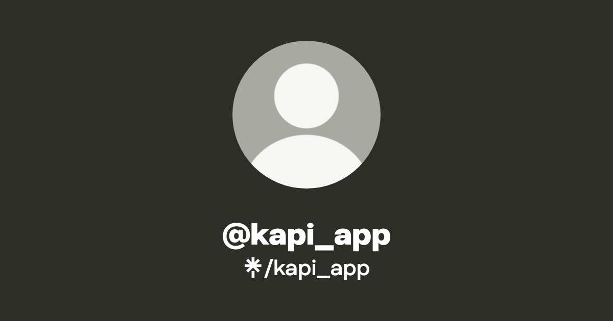 Kapi App @kapi_app | Linktree
