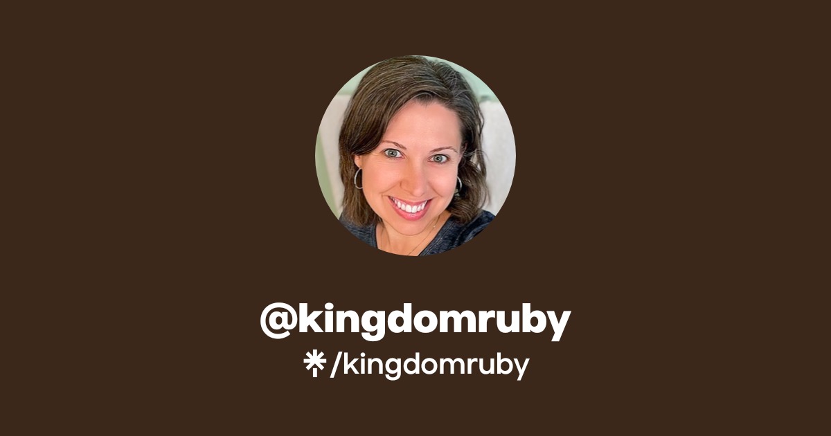 kingdomruby | Instagram | Linktree