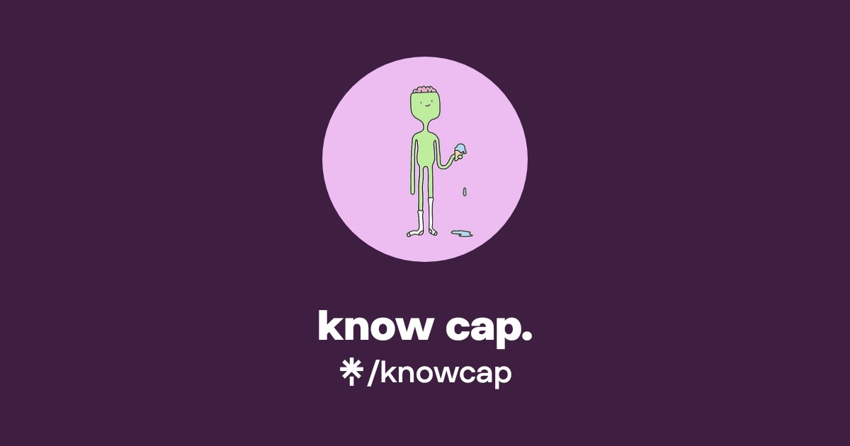 know cap. | Instagram | Linktree