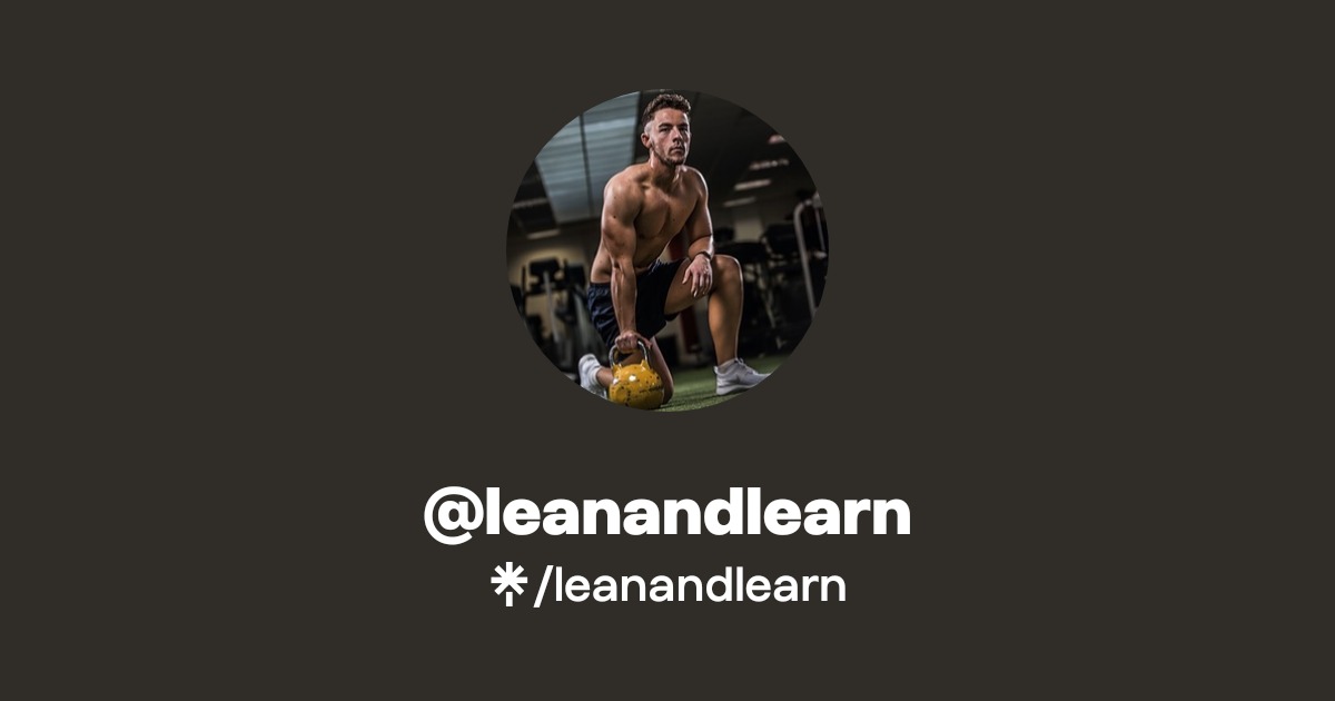 @leanandlearn | Linktree