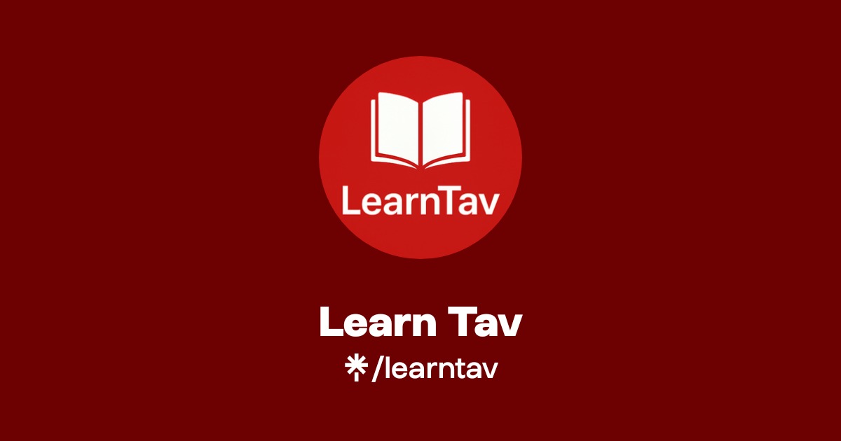 Learn Tav | Linktree