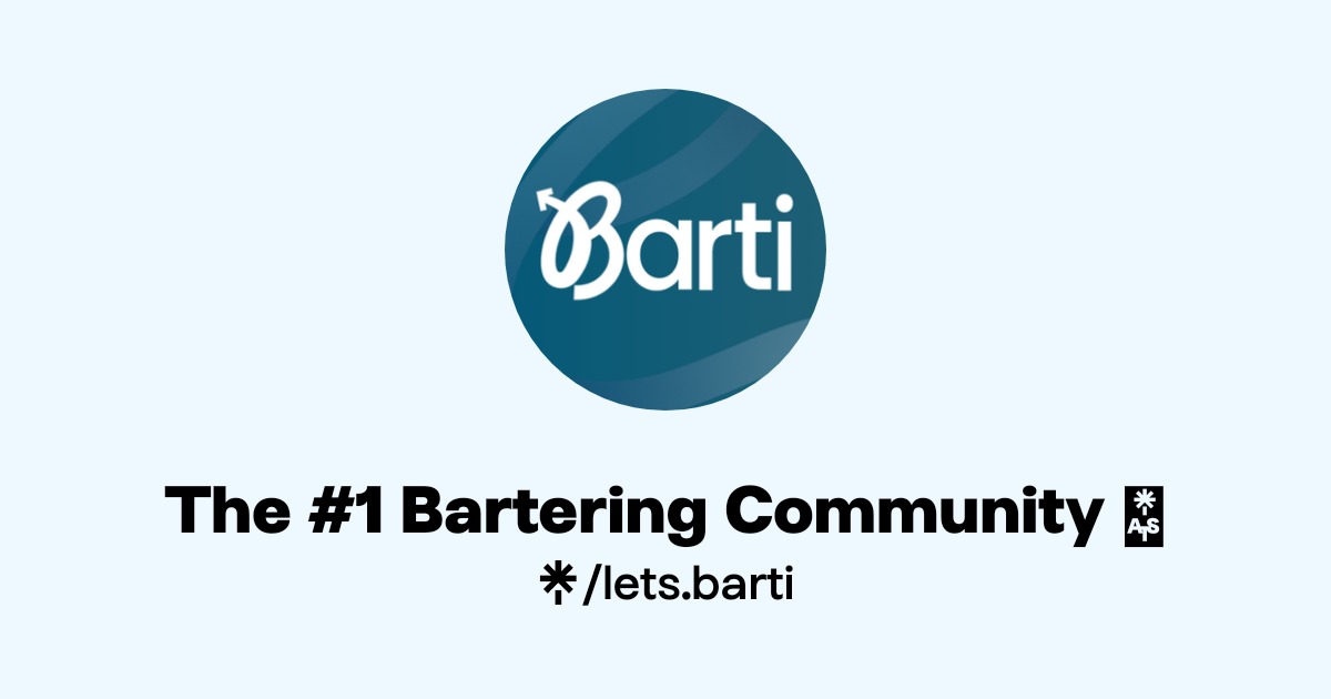 The #1 Bartering Community 🎉 | Instagram | Linktree