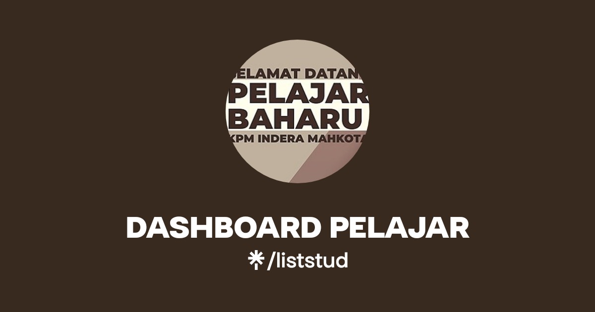 DASHBOARD PELAJAR | Linktree