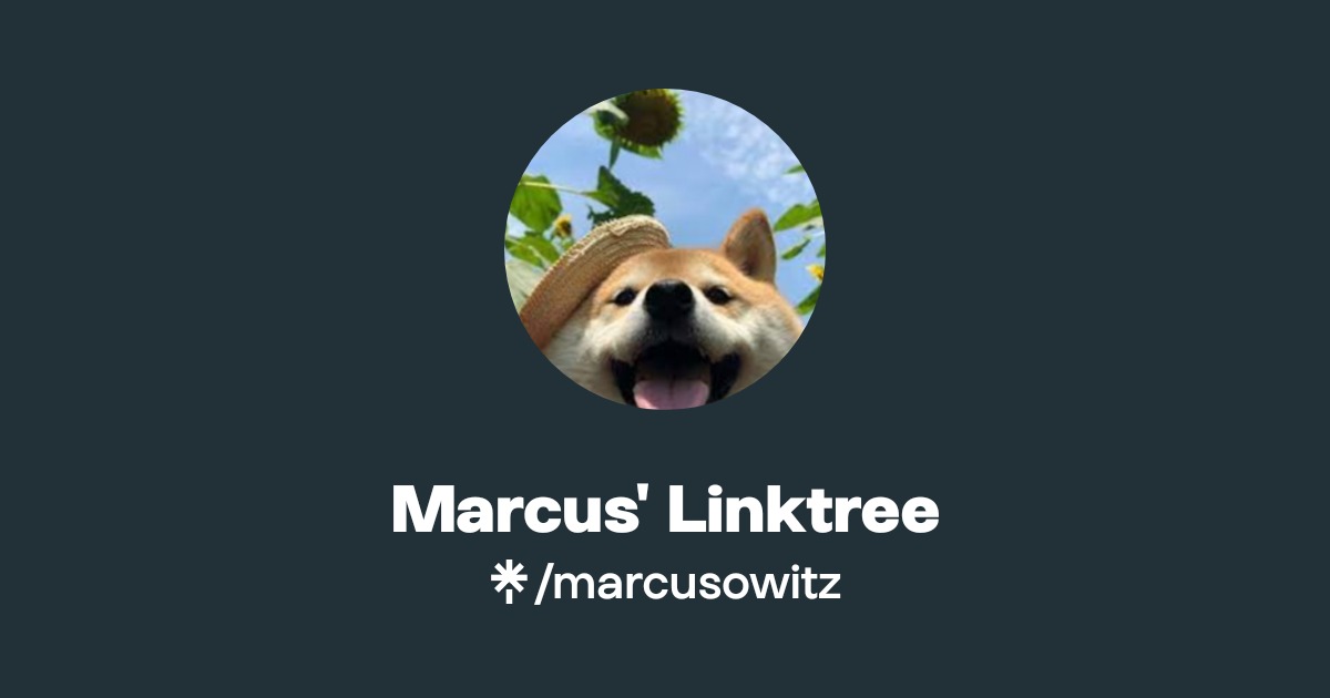 Marcus' Linktree | Twitter, Instagram | Linktree