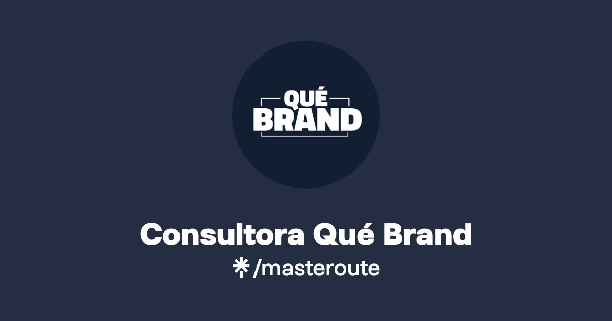 Consultora Qué Brand | Instagram | Linktree