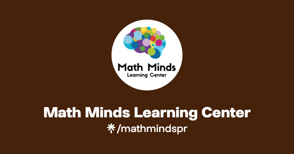 Math Minds Learning Center Official: Instagram, Facebook | Linktree