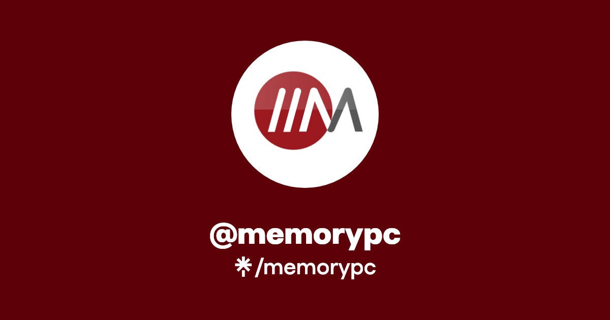 Memorypc Instagram Facebook Tiktok Linktree