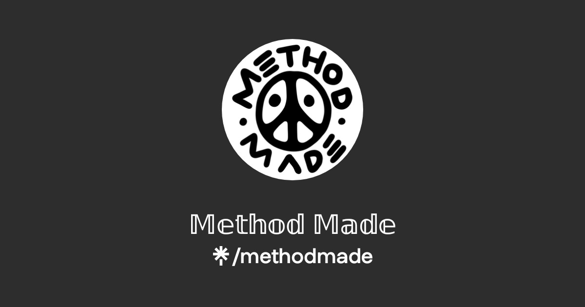 Method Design Co 𝕄𝕖𝕥𝕙𝕠𝕕 𝕄𝕒𝕕𝕖 Official: Instagram, Facebook | Linktree