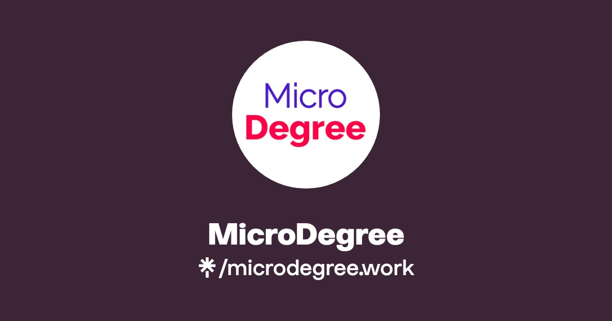 Microdegree Coding Company MicroDegree | Instagram, Facebook | Linktree