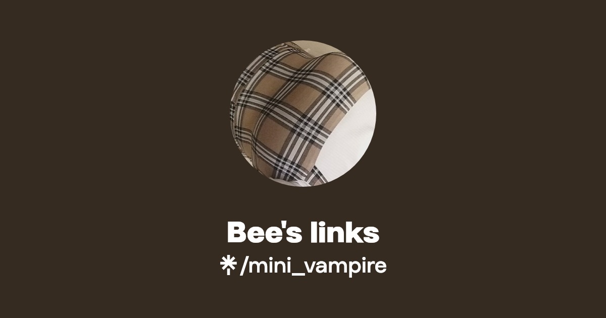 Bee's links - Find Bee's links Onlyfans - Linktree