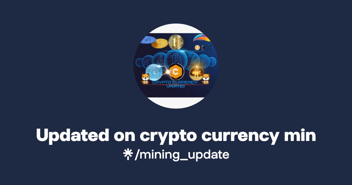 Updated on crypto currency min | Linktree