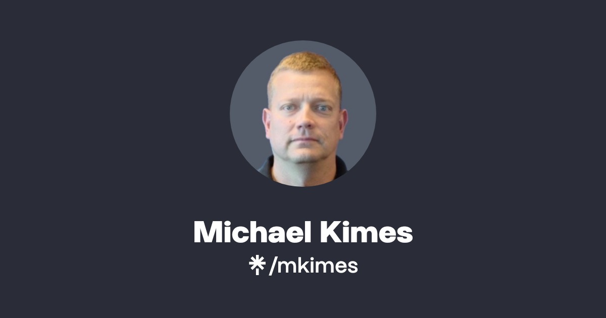 Michael Kimes | Instagram, Facebook | Linktree
