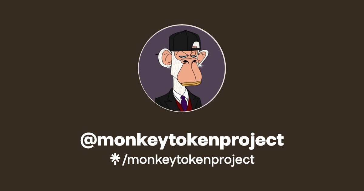 monkeytokenproject | Instagram | Linktree