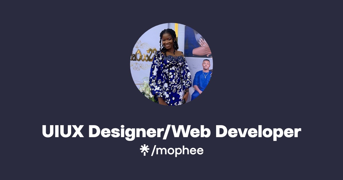 UIUX Designer/Web Developer | Twitter | Linktree