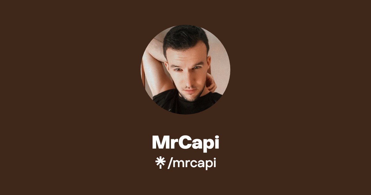 Ms Capi MrCapi | Instagram, Facebook, TikTok, Twitch | Linktree