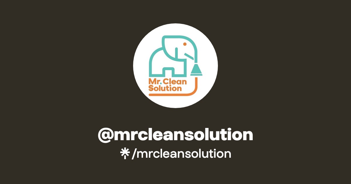 mrcleansolution | Facebook, TikTok | Linktree