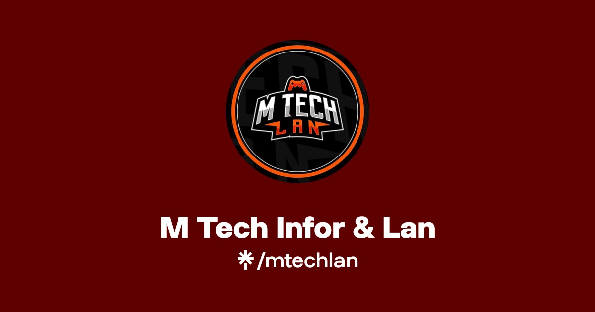 M Tech Infor & Lan | Instagram, Facebook | Linktree