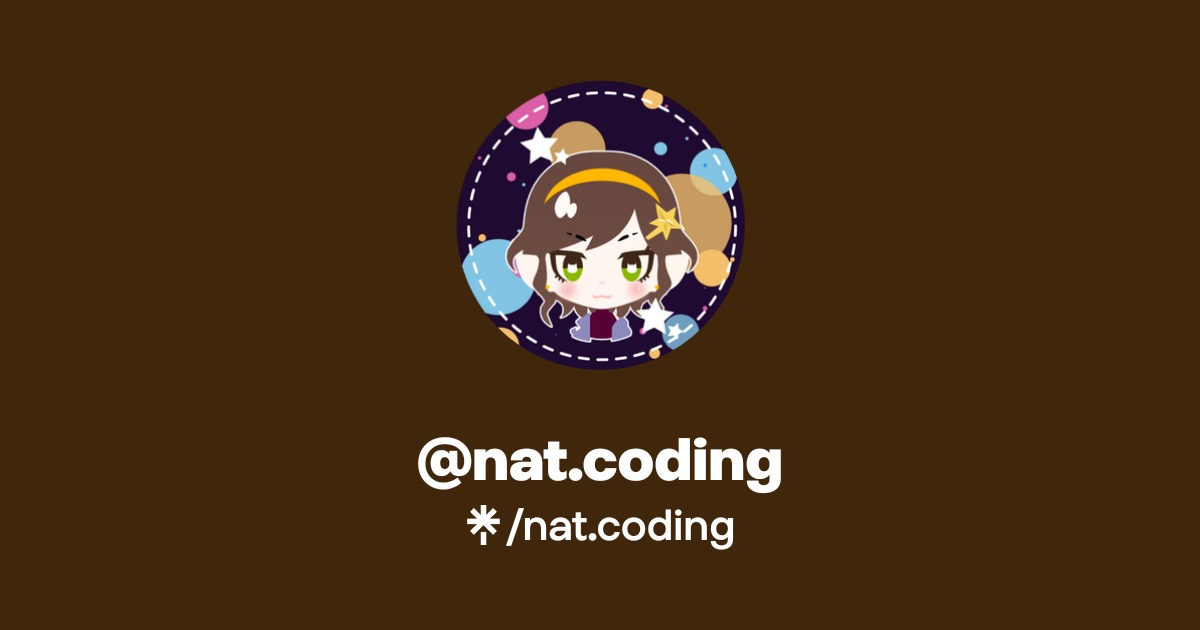 nat.coding | Instagram | Linktree